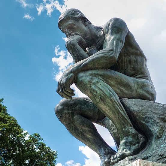 The Thinker statue