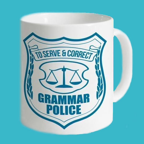 Emphasis - grammar mug full